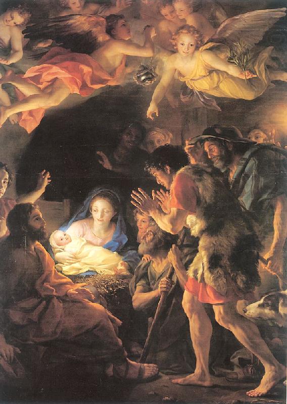 MENGS, Anton Raphael The Adoration of the Shepherds china oil painting image